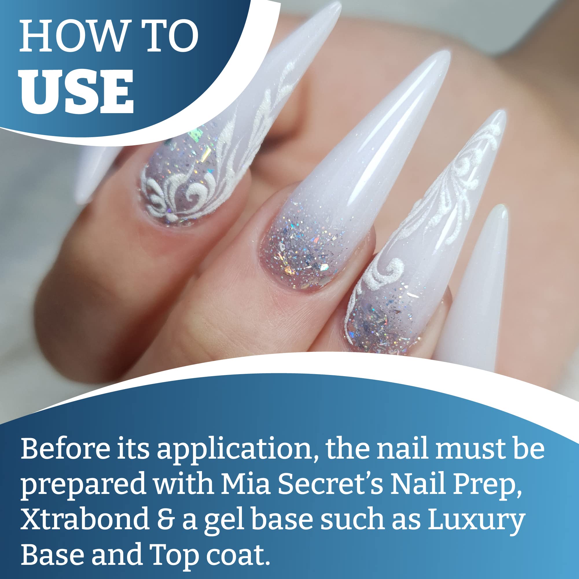 Mia Secret Clear Brush-on Nail Sculpting Gel, 0.5 oz - Biobuilder Clear Builder Gel in a Bottle For Nail Extensions and Natural Nails - Image 7