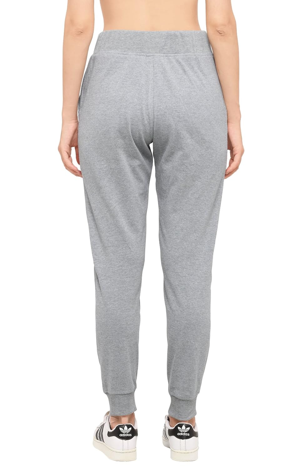 yuvraah women's grey fleece mickey trackpant