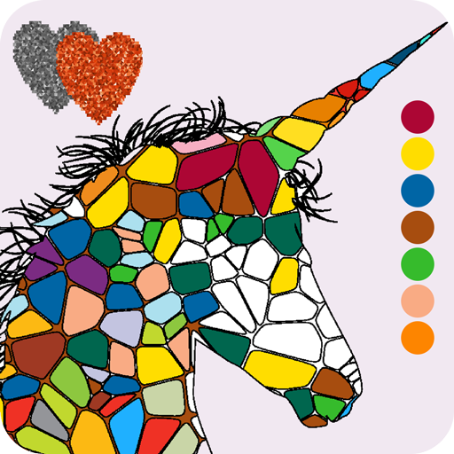 Coloring Book Pixel Draw Painting