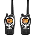 Midland GXT1000VP4 - 50 Channel GMRS Two-Way Radio - Long Range Walkie Talkie with 142 Privacy Codes, SOS Siren, and NOAA Weather Alerts and Weather Scan (Black/Silver, Pair Pack)