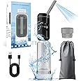 Portable Bidet for Travel, VITCOCO Rechargeable Electric Travel Bidet Sprayer with Adaptor, Waterproof High Pressure Handheld Bidet for Women Men Baby Cleaning