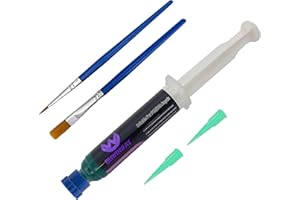 Ouwinway 1-pack UV Curing Green Solder Mask, UV Curing Solder Mask Ink,UV Solder Mask Ink, BGA PCB Solder Resist Ink with Arcing Prevention, Prevent Corrosive Arcing