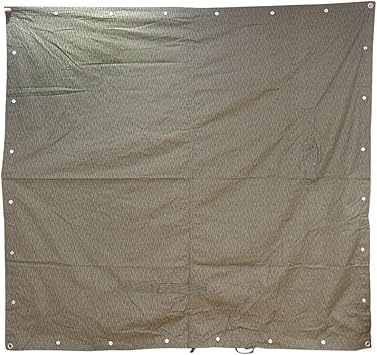 Amazon ドイツ軍放出品 テントシート 軍幕 レインカモ Aランク 軍放出品 テントシート