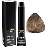 Cree Professional 8.1 - Light Ash Blond Permanent Hair Color - Long Lasting, Rich Vibrant - Gray Coverage 100ml - 3.4 fl.oz.