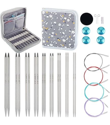 Amazon.com: KnitPro Zing Deluxe Interchangeable Needle Set 5