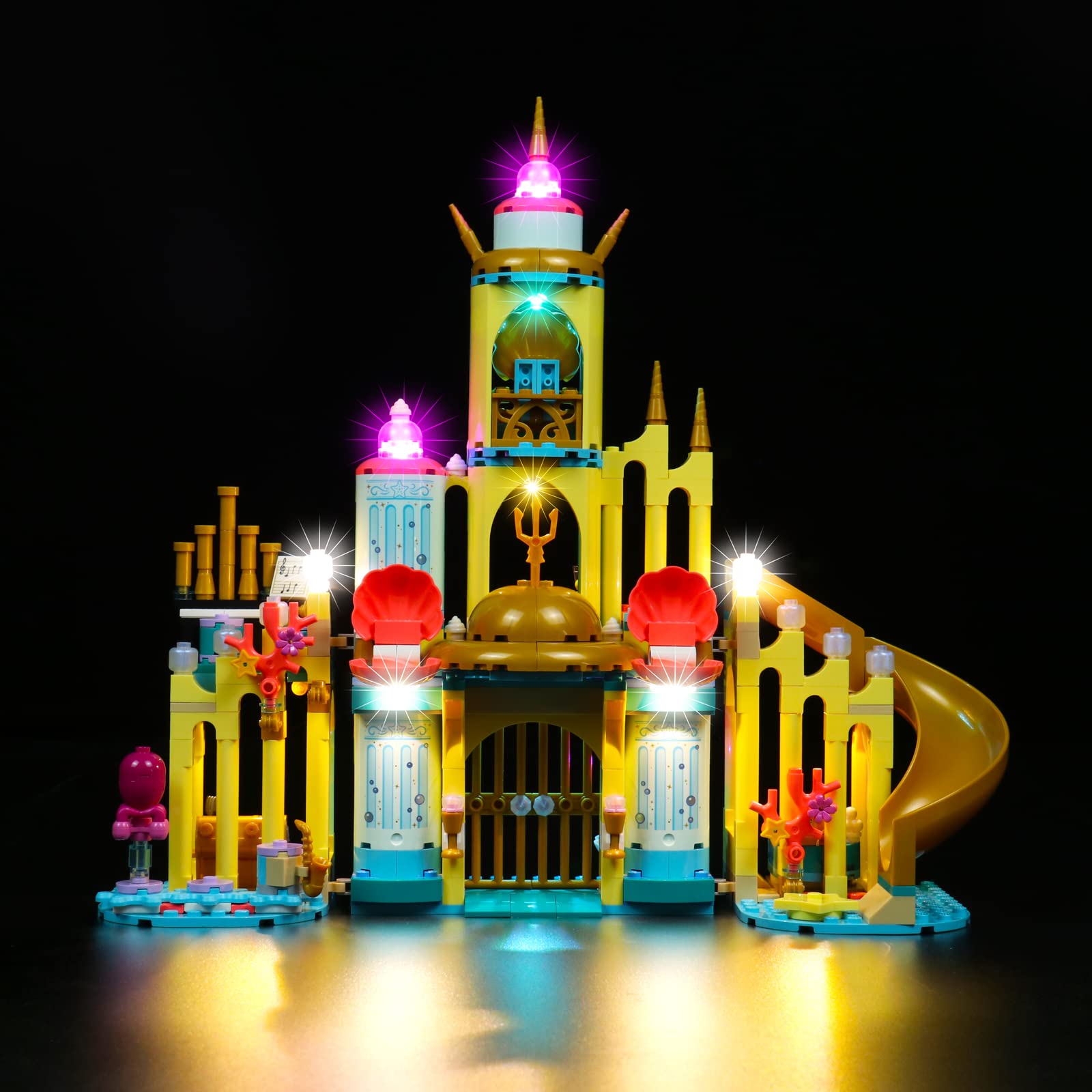 Disney Princess Ariel's Underwater Palace Led Light Set - Castle Kit, No Lego Models Included — image 1