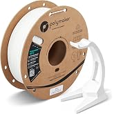 Polymaker PETG Filament 1.75mm, 1KG, White | PETG 3D Printer Filament, High-Speed Up to 500mm/s, Neatly Wound, Smooth Feeding, Reduced Stringing, Strong Layer Adhesion