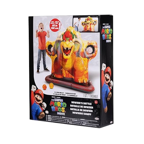 THE SUPER MARIO MOVIE Bowser Inflatable Sports Game for Kids