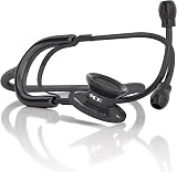 MDF Instruments Dual Head Lightweight Stethoscope All Black MDF747BO view 2