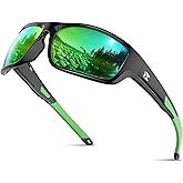 suoso Sports Polarized Sunglasses for Men: Women UV400 Protection Wrap Around Sun Glasses for Golf Fishing Running Driving