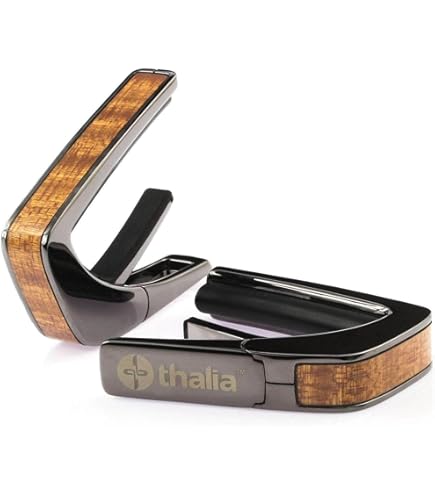 Amazon.com: THALIA BLACK CHROME FINISH CAPO WITH CRIMSON