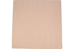 AVA + OLIVER Vegan Leather Multipurpose Play Mat - Indoor Outdoor Picnic Beach or Splat Mat - Waterproof and Sand Proof Foldable Blanket (Square (47" x 47"), Pink)