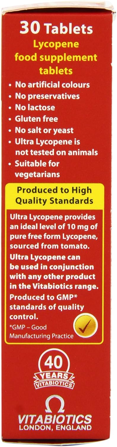 Vitabiotics Ultra Lycopene - 30 Count (Pack of 1) - Image 3