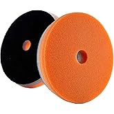 5.5" Lake Country HDO Orange Foam Polishing Pad (1-Pack) – Premium Heavy Duty Orbital Polishing Pad for Painted Surfaces – Fits 5" Backing Plate