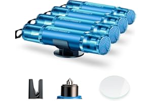 COFSODI Car Glass Breaker and Seatbelt Cutter. Emergency Window Breaker. Seat Belt Cutter. Car Escape Tool with Seatbelt Cutter. Emergency Car Kit Essential Gadgets & Window Breaker Tool. (Blue-4PCS)
