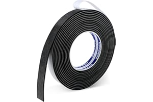 ZOMPAGO EVA Foam Tape 1Roll,0.79in x 16.8FT- Hat Size Reducer, Self-Adhesive Cap Sizing Strip, Comfortable Foam Padding for Hat Resizing, Adjustable Fit for Baseball Caps, Fedora, Cowboy Hats - Black