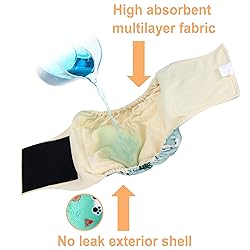 Langsprit Male Belly Bands for Dogs