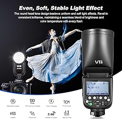 Godox V1 PRO S Flash for Sony Camera with External
