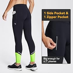 BALEAF Men's Winter Running Tights Thermal Cycling