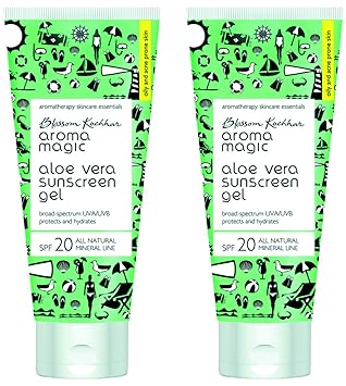 Aroma Magic Aloe Vera Sunscreen Gel (Pack Of 2) 50ml
