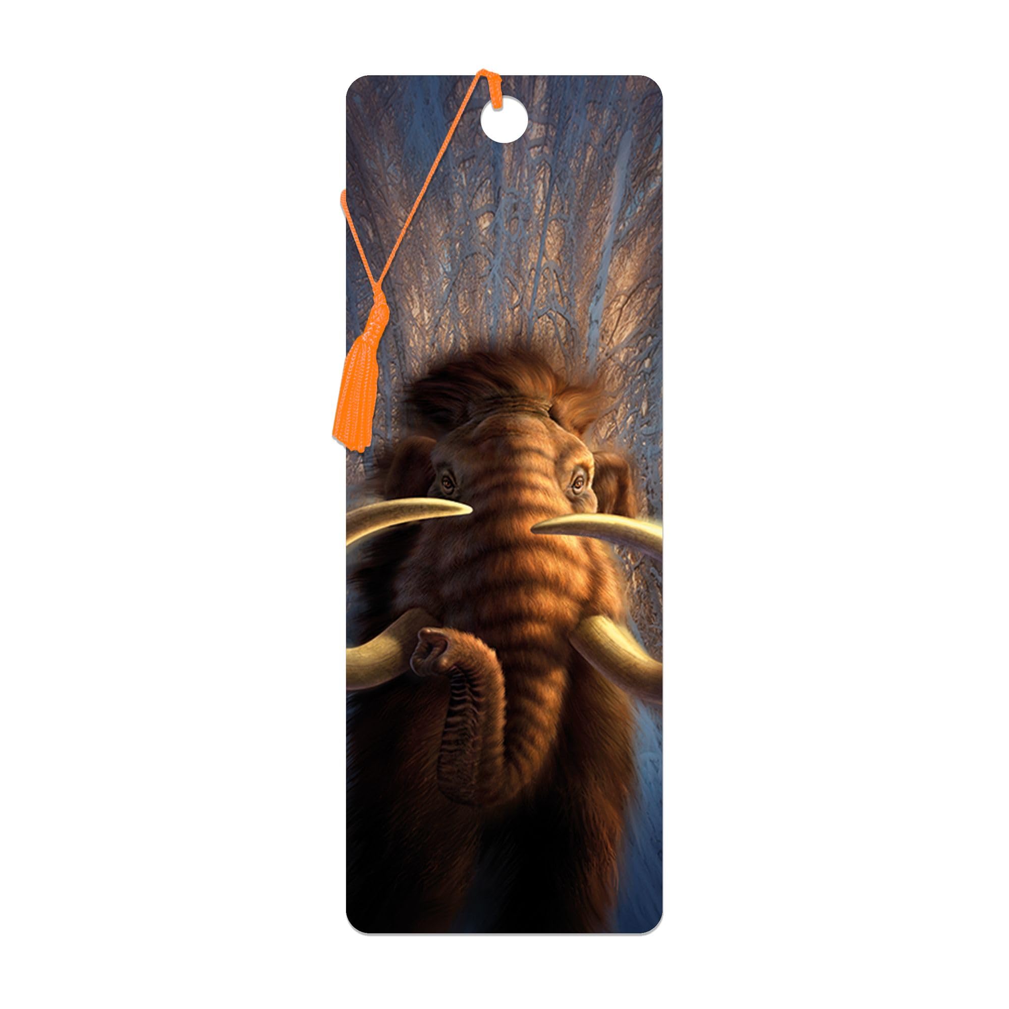3D LiveLife Bookmark - Mammoth from Deluxebase. Cute Lenticular Mammoth Page Marker. Animal Themed Accessories for Book Lovers. Small Gifts for Men, Women, Writers and Teachers.