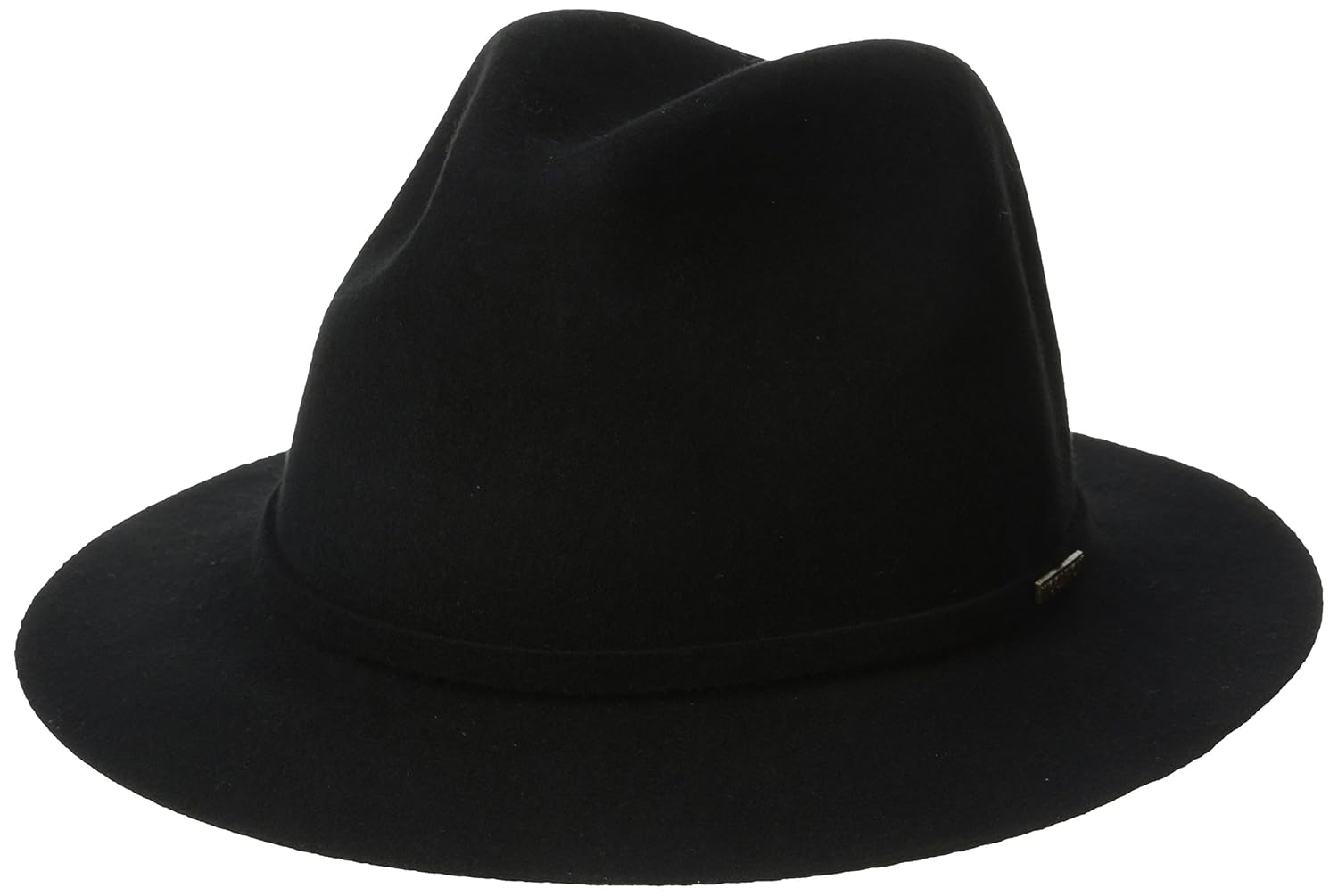 WOOLRICH Men's Crushable Cut Edge Safari Hat, Black, Medium Amazon.in