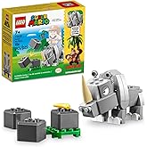 LEGO Super Mario Rambi The Rhino Expansion Set 71420, Game Inspired Building Toy Set to Combine with a Starter Course, This C
