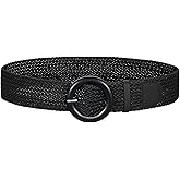 SUOSDEY Women Wide Braided Belt Rattan Waist Belt for Dress Pants Fashion Boho Belt