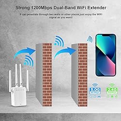 Loeiusar WiFi Extender, 5G WiFi Booster with