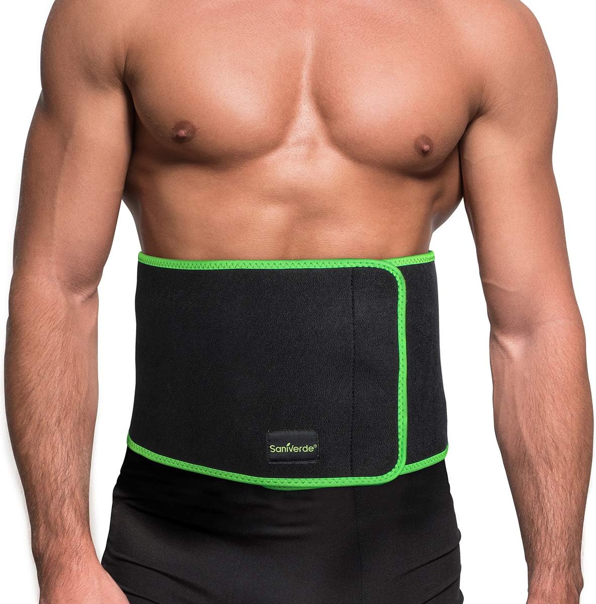 SaniVerde Back Bandage (S/M, L/XL) Waist Trainer Back Support Belt, Lower Back Brace Lumbar