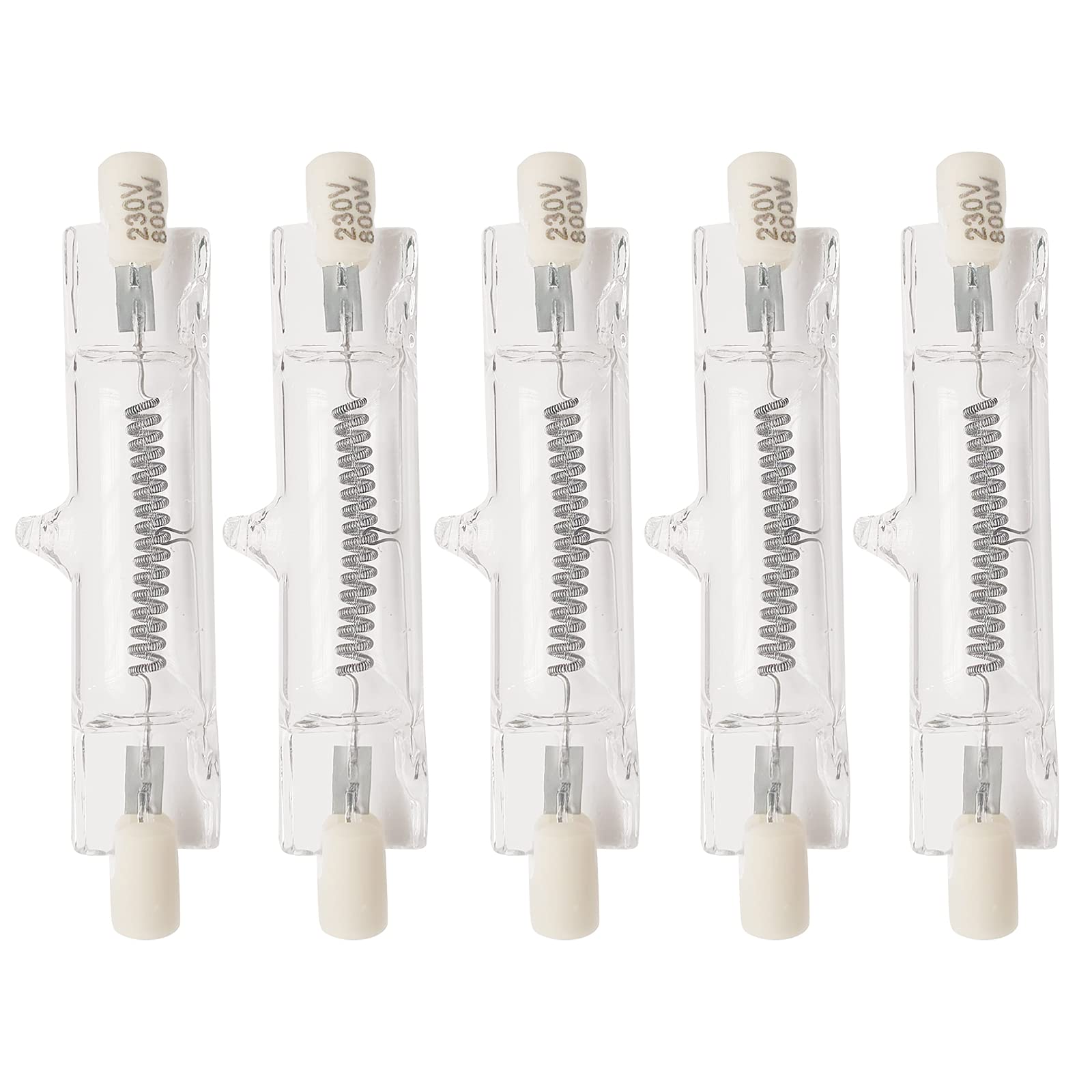 DXX 800W Pro Photo Video Studio Continuous Red Head Light Video Lighting 800W Bulb 5 Pc