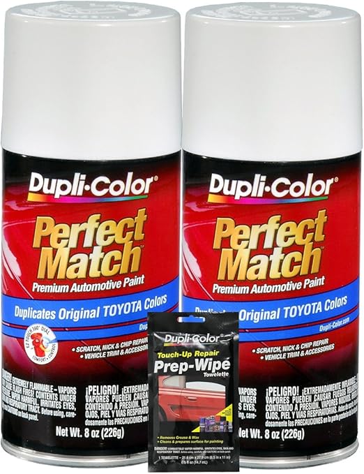 DupliColor Super White II ExactMatch Automotive Paint for