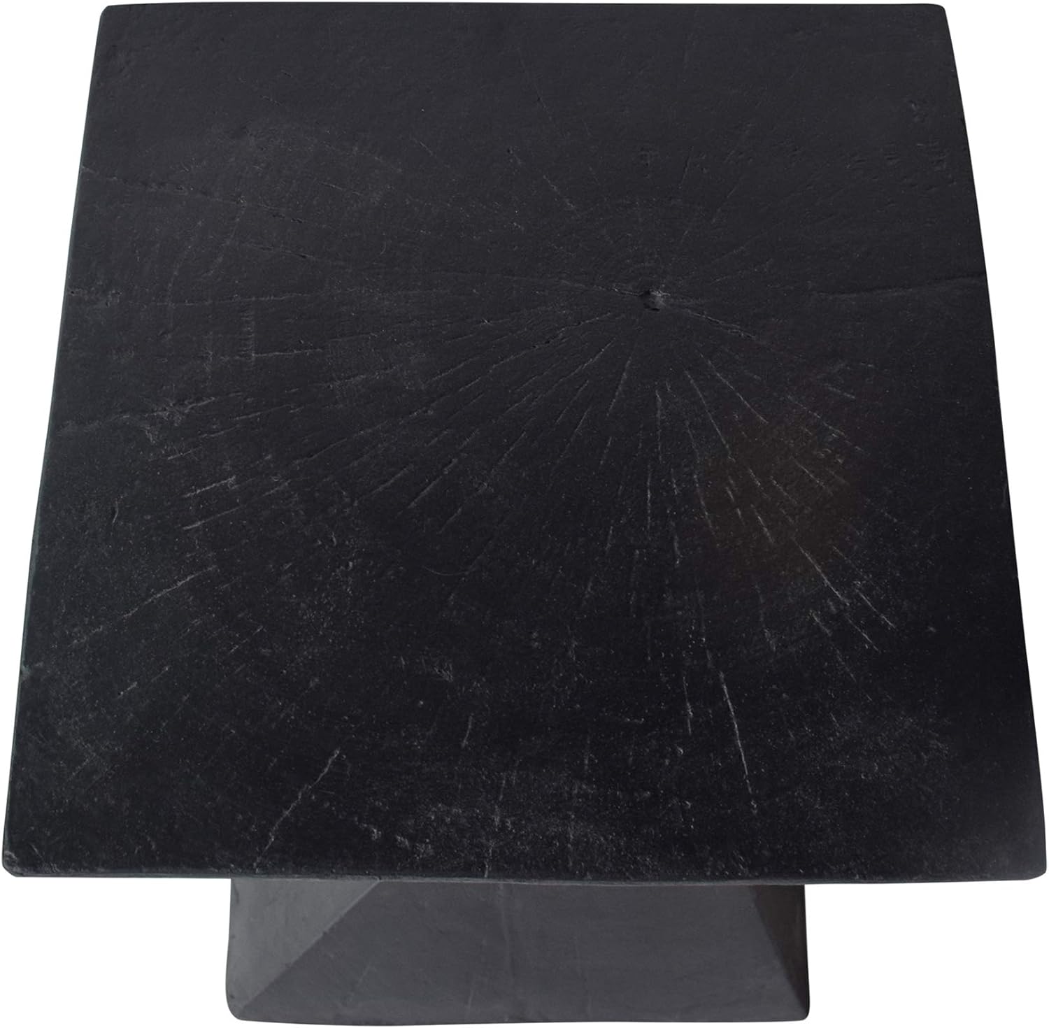 Christopher Knight Home 305832 Kajsa Outdoor Light-Weight Concrete Side Table, Black : Garden & Outdoor