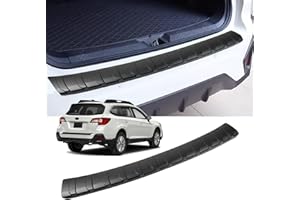 Hugeek Rear Bumper Protector for Subaru 2015-2019 Outback Car Accessories ABS Plastic Material Matte Black Resistant Trunk Door Entry Guards