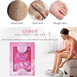 GNAUMORE Foot Spa Gift Set Jelly Pedicure Pack Rose Foot Soak Salts for Dry Skin view 2