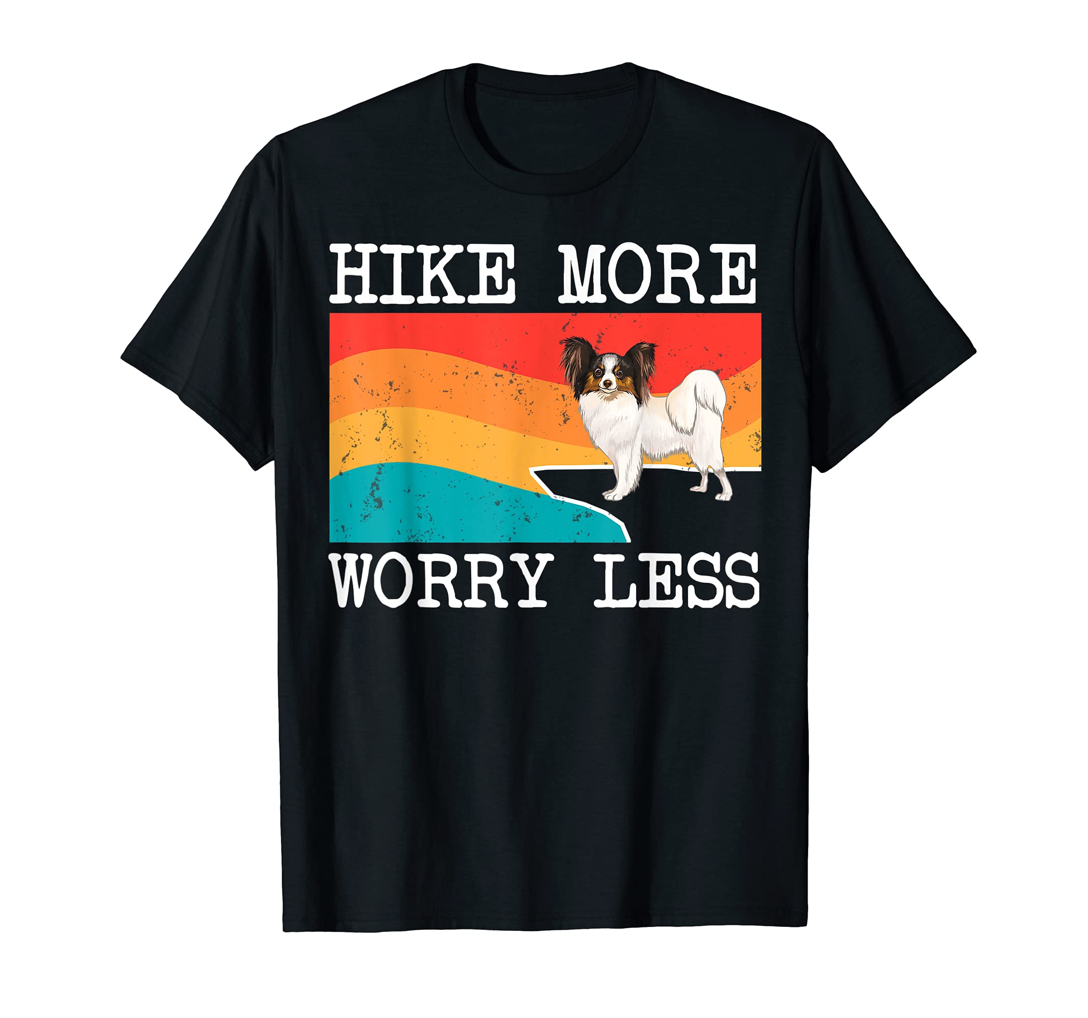 Hike More Worry Less Soft Coated Wheaten Terrier Dog Hiking T-Shirt