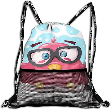 cartoon mesh backpack