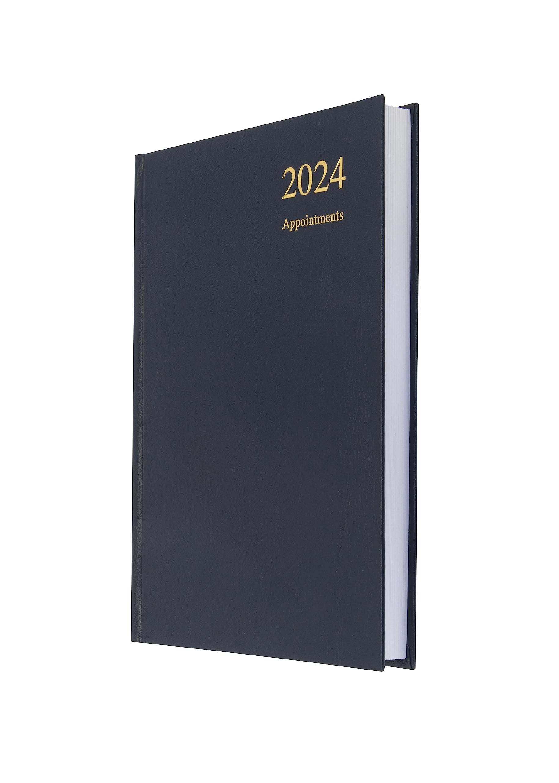 Collins Debden Collins Essential A5 Diary 2024 Daily Planner With Appointments - 2024 Page Business, Academic and Personal 2024 Planner (A5 Size, Blue) (ESSA51A.60-24)