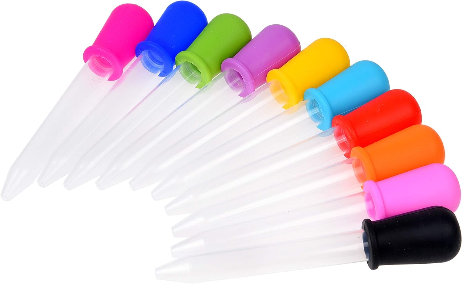 Kare & Kind Liquid Droppers 10 pack, Assorted Colors, Food Safe and Premium Quality Material, Medicine Dropper - Image 4