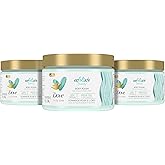 Dove Body Love Body Polish Exfoliate Away 3 Count for Rough, Bumpy Skin Body Scrub with AHAs for Silky Smooth Skin 12 oz