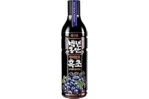 SEMPIO Black Rice Vinegar Drink Blackberry & Blueberry – Fermented Brown Rice, Vegan, Naturally Concentrated Mix for Salad Dressings, Desserts & Sauces. Non-Sugar, Non-Artificial (30.4 fl oz / 900mL)