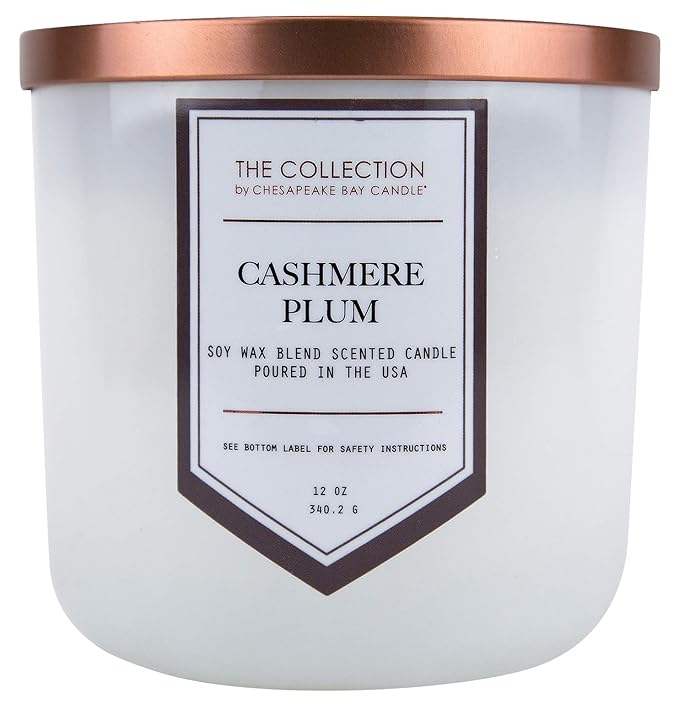 Chesapeake Bay Candle The Collection TwoWick Scented Candle, Cashmere