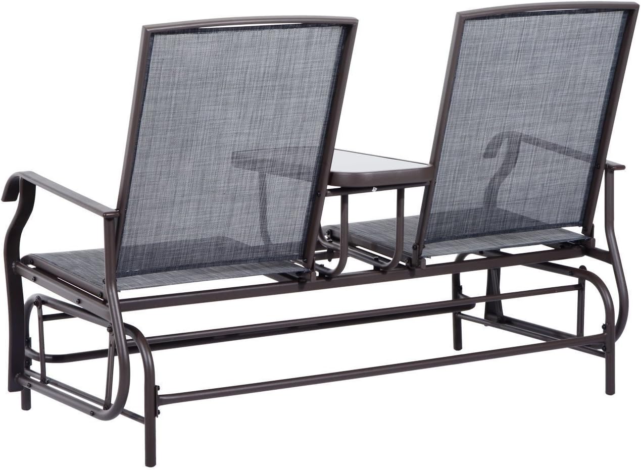 Amazon Com Patio Glider Rocking Chair Bench Loveseat 2 Person