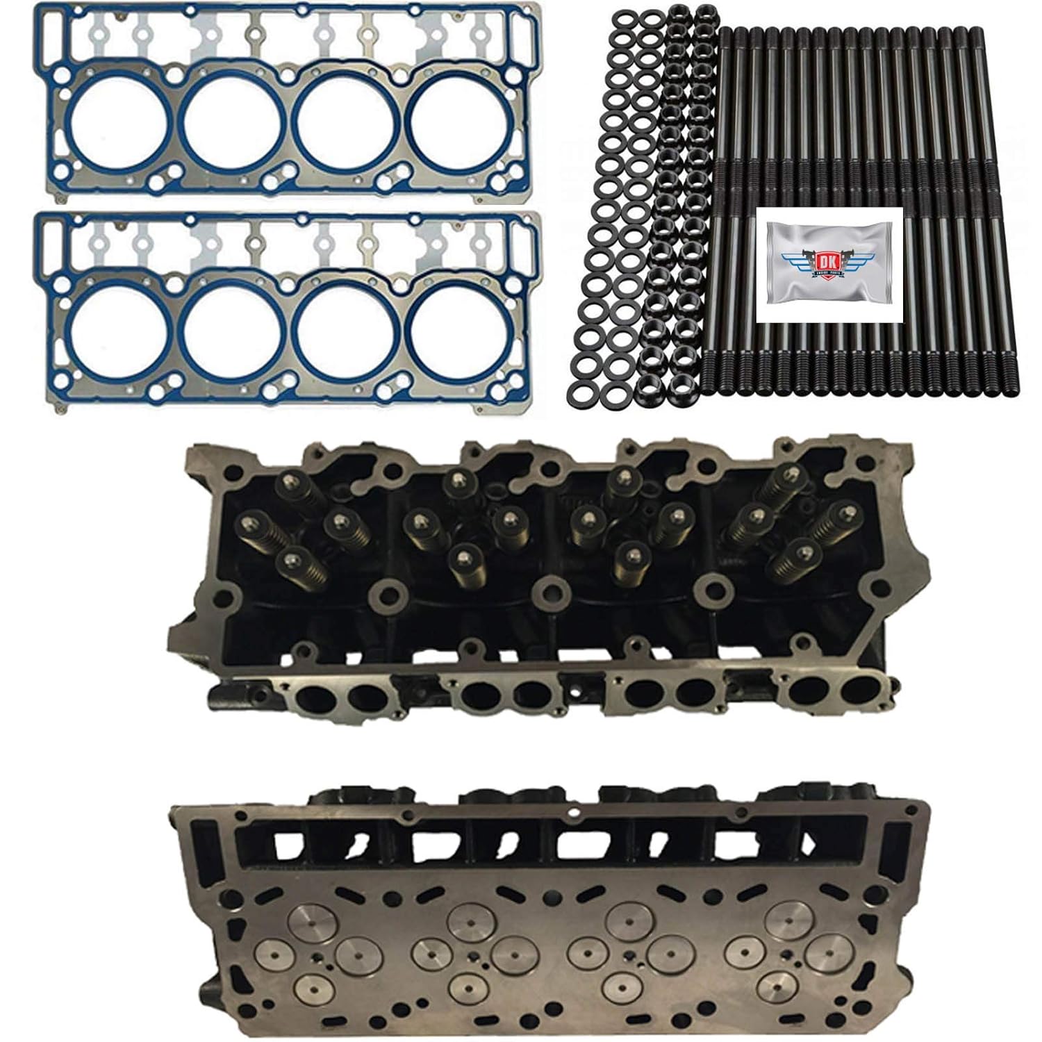 New 20mm Cylinder Heads Studs OEM Head Gaskets Fits Ford Powerstroke