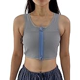 LGBT UNICORNS Chest Binder, Tomboy FTM Transgender Zip Up Swim Binder, Skin-Friendly & Breathable Binder Trans
