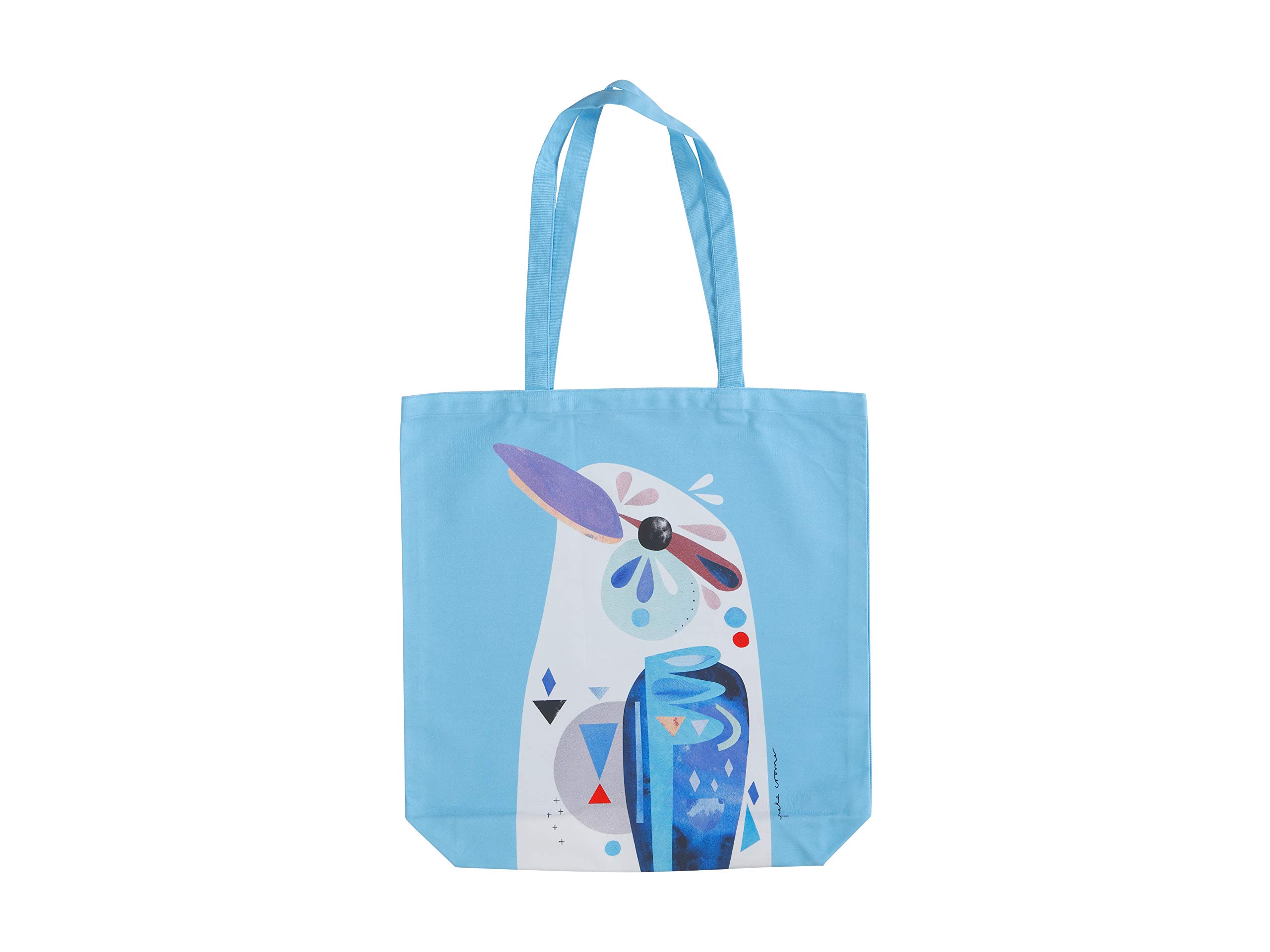 Maxwell & Williams Pete Cromer Large Tote Bag, Kookaburra Print, 1% Cotton, 42 x 41 cm