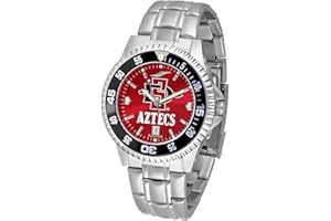 SunTime Men's Competitor 40mm Quartz Watch, 20mm Stainless Steel Strap, Team Color Dial and Bezel