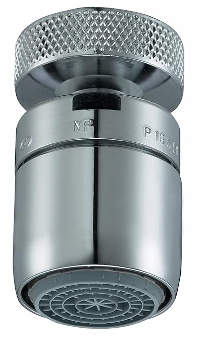 title=Perlator, Rompigetto per rubinetto con giunto a sfera, M22xM24, Cromato-
