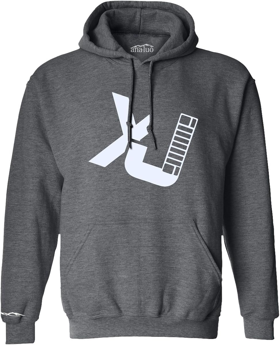 Amazon.com: XJ Cherokee Hoodie Sweatshirt (Small) Dark Heather Gray: Clothing
