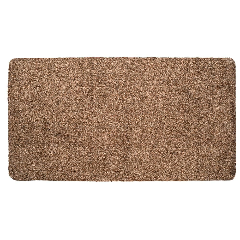 Easylife Dirt Trapper Indoor Door Mat (Coffee) Super Absorbent Machine Washable Door Mat with Non-Slip Rubber Backing, Waterproof for Front & Back Doors (80x100cm) - Fully Guaranteed